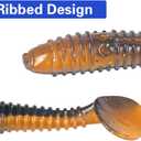 3 x Soft Plastic Swimbaits 10pcs 3", Paddle Tail for Bass Fishing Lures