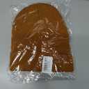 AWAYTR Satin-Lined Winter Beanie Knit Hat, Acrylic Knit with Silk Interior, Soft Slouchy Cuffed Design for Women & Men (One Size, Khaki)