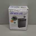 290GPH Turtle Tank Filter for 40-85 Gallon, Turtle Filter Low Water Level and Flow Adjustable, Turtle Water Filter for Shrimps Amphibians Turtle Tank Saltwater Freshwater Crystal Clear (Black)