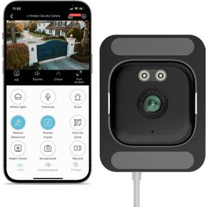 3MP 2K Window Camera with Color Night Vision,Dual-Band WiFi 2.4GHz 5GHz Indoor Home Security Camera Motion & Human Detection, 24/7 Recording, No Drilling,Easy Install, SD and Cloud Storage (1)