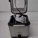 Chefman Fry Guy, The Most Compact & Convenient To Deep Fry Comfort Food, Restaurant-Style Basket With A 1.6-Quart Capacity, Easy-View Window & Adjustable Temp Control, Stainless - 1.5 Liter