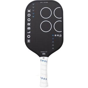 Holbrook Aero Series Edgeless Pickleball Paddle: USAPA Approved, Carbon Fiber Surface, Foam Polypropylene Core, Widened Sweet Spot, Controlled Touch (14 mm)
