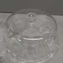 Cake Stand with Dome Cover, 6-in-1 Multi-Purpose Use, Cake Stand with Lid, Serving Platter, Punch Bowl, Desert Platter and More, BPA Free