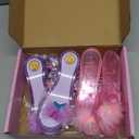 Princess Dress Up Shoes Set, Girls Dress Up Toys, Jewelry Boutique Crown Necklace Earrings Rings Bracelet, Princess Dresses Role Pretend Play Gifts Princess Toys for Girls Aged 3 4 5 6