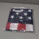 Bradford American Flag 3x5 ft Pole Sleeve for Outside, Heavy Duty Embroidered Outdoor American USA Flags, Vivid Color Polyester US Flag 3'x5'