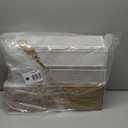 DAOTENGQL 6-Tier Over The Door Pantry Organizer with Mesh Baskets, Adjustable & Stable Hanging Spice Rack for Kitchen, Bathroom, Bedroom, and Baby Essentials Storage (16" W 6-Tiers, White) | with Mesh Baskets, Adjustable, Stable, Spice Rack, for Kitchen, Bathroom