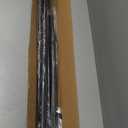Tension Curtain Rod 43 to 162 Inches (3.6 to 13.5 ft), 1.26" Diameter Spring Adjustable Heavy Duty Long Large Curtains Pole for Windows Door Bathroom Patio Outdoor No Drilling, Black