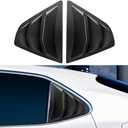 Compatible with Toyota Camry 2018-2024 Rear Side Window Louvers, Matte Black Racing Style Exterior Trim for 8th Gen SE XSE LE XLE TRD Models, High-Grade ABS C-Pillar Decor, 2PCS