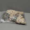 Ttranewsoo Hydrangea Artificial Flowers,Fall Hydrangeas Artificial Flowers, Fake Fall Dried Hydrangea Decoration,Faux Silk Flower with Stems Winter Decor Without VaseCream White 8PCS