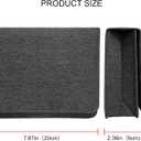 GEVO Travel Case for Skullcandy Crusher ANC 2, Crusher Evo, Crusher, Hesh Evo, Hesh ANC, Hesh3 Wireless Headphones & Sony More, Headphones Carrying Bag, Storage Protective Bag with Cable (Dark Grey)