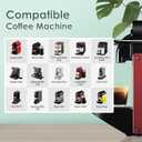 LIHONG Reusable Coffee Pods, Stainless Steel Reusable Espresso Capsules Compatible with Nespresso Original Line (1 pack)