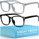 livho High Tech Blue Light Glasses - Advanced 99% Blue Light Blocking Computer Glasses - Anti Eyestrain & UV Glare Protection