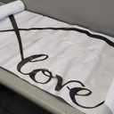 Love Wedding Anniversery Giftsl Stickers Beautiful Forever Heart Love Always Infinity Symbol Bedroom Living Room Art Decoration 23 x 10 in Black (4)