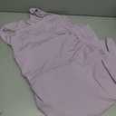 Kaximil Women's Square Neck Corset A Line Maxi Dress Ruffle Ruched Waist Flowy Long Dresses (Purple), XL