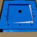 BluSwim Standard Pool Wall Skimmer for Above Ground Pools, Heavy Duty ABS Through Wall Pool Skimmers with Return Jet & Vacuum Plate, Thru-wall Skimmer Kit Compatible with All Width 6 '' Openings
