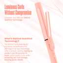 BeKind Curliq 1.25-Inch Extra-Long Barrel Curling Iron | PTC Ceramic Heating | Up to 430F | Dual Voltage | Designed for Long Hair