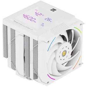 Thermalright Phantom Spirit 120 Digital Snow CPU Air Cooler,7 Heat Pipes,Dual CPU Fans,Magnetic Attraction-Digital Screen,2150RPM+10%,for AM4/AM5/Intel LGA1700/1851/115x, White
