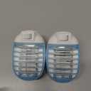 Bug Zapper Indoor, Electronic Fly Trap Insect Killer, Mosquitoes Killer Mosquito Zapper with Blue Lights for Living Room, Home, Kitchen, Bedroom, Baby Room, Office(2 Packs)