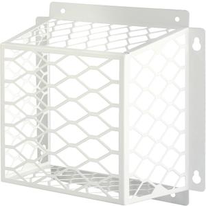 Dryer Vent Bird Guard,Dryer Vent Cover Guard for Most 3" to 4" Bathroom Exhaust Fan Ventilation Cover,7"Lx7"Wx5"H Steel Ventilation Bird Cage for Exhaust Fan Cover,White