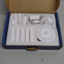 tolviviov WiFi Smart Door/Window Alarm System 8-Piece Kit  App Alerts, Compatible with Alexa, No Monthly Fee, Expandable DIY Wireless Home Security, 1 Siren, 5 Sensors & 2 Remotes (8 Pack)