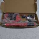 Hourleey Pressure Washer Gun, Red High Power Washer Gun with Replacement Wand Extension, 5 Nozzle Tips, M22 Fittings, 40 Inch, 5000 PSI