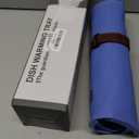 Electric Warming Tray, Rollable Food Warming Mat with 5 Temperature 6 Timer Setting Fast Heating Food Warmer Electric Warming Hot Plates Trays (blue)