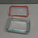 Pyrex Freshlock Glass Food Storage Container, Airtight & Leakproof Locking Lids, Freezer Dishwasher Microwave Safe, 1 Cup