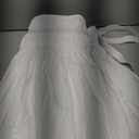 Biscaynebay Wrap Around Bed Skirts for Queen Beds 15" Drop, White Adjustable Elastic Dust Ruffles Easy Fit Wrinkle & Fade Resistant Silky Luxurious Fabric Machine Washable