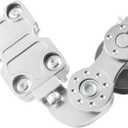 Motorcycle Modified Chain Adjuster Tensioner Wheel Chain Automatic Regulator CNC Aluminum Regulator Motorcycle Accessories For Motorbike Motocross Chopper ATV Dirt Bike (Silver)