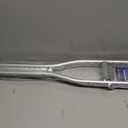 Medline Aluminum Crutches for Kids, Adults & Seniors, Walking Aid, 300 LB Weight Capacity,1 Pair, Fitting 5'2" - 5'10"