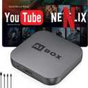 Wireless CarPlay Adapter, Car Adapter with Netflix Fast Car Video Plug & Play, Easy Setup, Supports Netflix/YouTube/TF Card Streaming Equalizers and More for OEM Wired CarPlay/Android Auto Cars