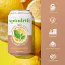 Spindrift Sparkling Water, Half Tea & Half Lemon Flavored, Made with Real Squeezed Fruit, 12 Fl Oz Cans, Pack of 24 (Only 5 Calories per Can)