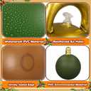 Jetec 12 Packs Giant Christmas Inflatable Balls Ornament 24/18/9 Inch Large Xmas PVC Inflatable Balls Bulk Neutral Christmas Blow up Ornaments for Xmas Holiday Outdoor Indoor Yard Decor