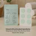 Esker - Lymphatic Drainage Dot Wearable Lymphatic Support Patches with Magnesium, Green Tea & Ginger De-Puffing Body Massage Activation Dots (36 Patches)