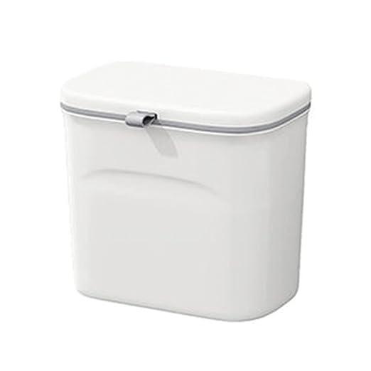 2.6 Gallon Compost Bin Kitchen for Counter Top or Under Sink, Hanging Trash Can for Kitchen/RV/Bathroom/Office/Camping