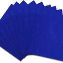 12" x 12" Squares Felt Sheets Fabric, 10Pcs Felt Fabric for Crafts, 1mm Thick Halloween Christmas Fabric Fall Felt Non-Woven Felt Paper for Sewing DIY Projects(Royal Blue)