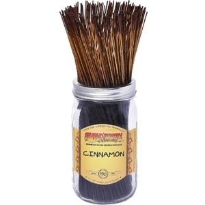 Wild Berry Incense Sticks - Cinnamon - Spicy and Warm Cinnamon Scent - Hand Dipped in the USA (100 Count)