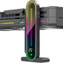 ARGB GPU Support Bracket, Universal GPU Bracket with Temperature Display, Graphics Video Card Brace with Height Adjustable