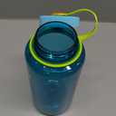 Nalgene Sustain Tritan BPA-Free Water Bottle Made with Material Derived From 50% Plastic Waste (using ISCC certified mass balance), 32 OZ, Wide Mouth (Cerulean)