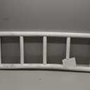 FUIN Fully Assembled 57in Wood Blanket Ladder Living Room Decorative Wall Leaning Farmhouse Quilt Display Holder Rustic Wooden Towel Rack for Bathroom, White