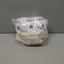 10x10ft Wrinkle Free Ivory Backdrop Curtain for Parties Soft Fabric Drapes Wedding Ivory Curtain Backdrop for Birthday Party Decorations Background for Photography 5x10ft,2 Panels