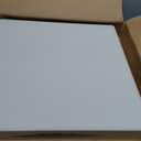 Sorfey Folding Table 4-Foot X 24 inch, Adjustable to 4 Heights, White Plastic