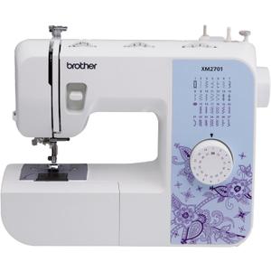Brother Sewing Machine, XM2701, Lightweight Machine with 27 Stitches, 6 Included Sewing Feet