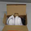 BERIBES Bluetooth Headphones Over Ear, 65H Playtime and 6 EQ Music Modes Wireless Headphones with Microphone, HiFi Stereo Foldable Lightweight Headsets, Deep Bass for Home Office Cellphone PC Ect. (White)