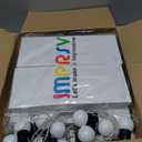 Marquee Numbers Colorful 10th Birthday Decoration: 4FT Large Light Up 10 Year Old Birthday Decorations Anniversary Backdrop Cardboard Sign 18 Colors Number 10 Mosaic Balloon Frame