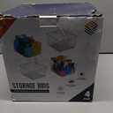 ClearSpace Clear Plastic Storage Bins XL 4 Pack Perfect for Kitchen,Fridge, Pantry Organization, Cabinet Organizers