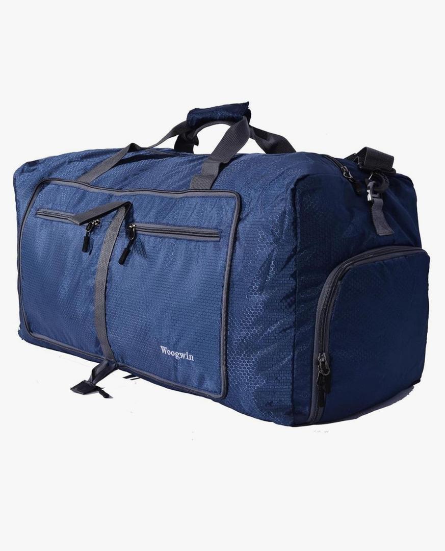 Woogwin Travel Duffel Bag Large Foldable Waterproof Overnight Bag for Beach Swim Bags Pool Sports Gym Woogwin Travel Duffel Bag Large Foldable Waterproof Overnight Bag for Beach Swim Bags Pool Sports Gym