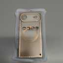 Misscase Magnetic Glitter Case for iPhone 16 Pro Max 6.9 Inch, Camera Protection, Compatible with MagSafe, Rectangle Cute Bling Sparkle Diamond Colorful Phone Cover, Drop-Tested & Shockproof-Purple