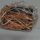 2-Pack 200 LED Solar Fairy Lights Outdoor, Upgraded Oversize Lamp Beads & Super Bright Solar String Lights Outoor, 8 Modes Solar Lights for Garden Patio Decorations (Warm White)