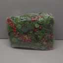 Yunlly 2 Pcs 8ft Christmas Cedar Garland Faux Greenery Cedar Garland Real Touch Artificial Pine Cypress Garlands with Berries Pinecones for Home Fireplace Indoor Outdoor Decor